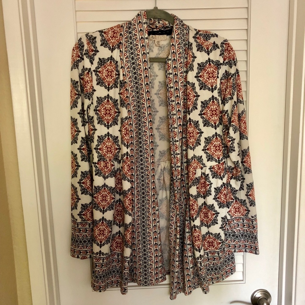 Patterned Cardigan